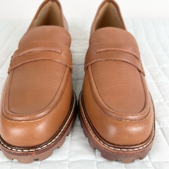 Madewell The Corinne Lugsole Loafer in Dried Maple Brown Size 7.5 NWOB - Picture 7 of 10